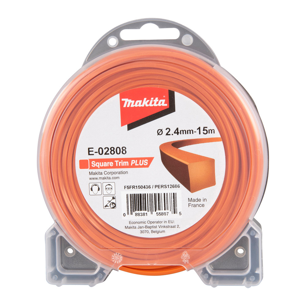 FIL CARRE SQUARE TRIM+ 2,4mm 15m MAKITA - E02808