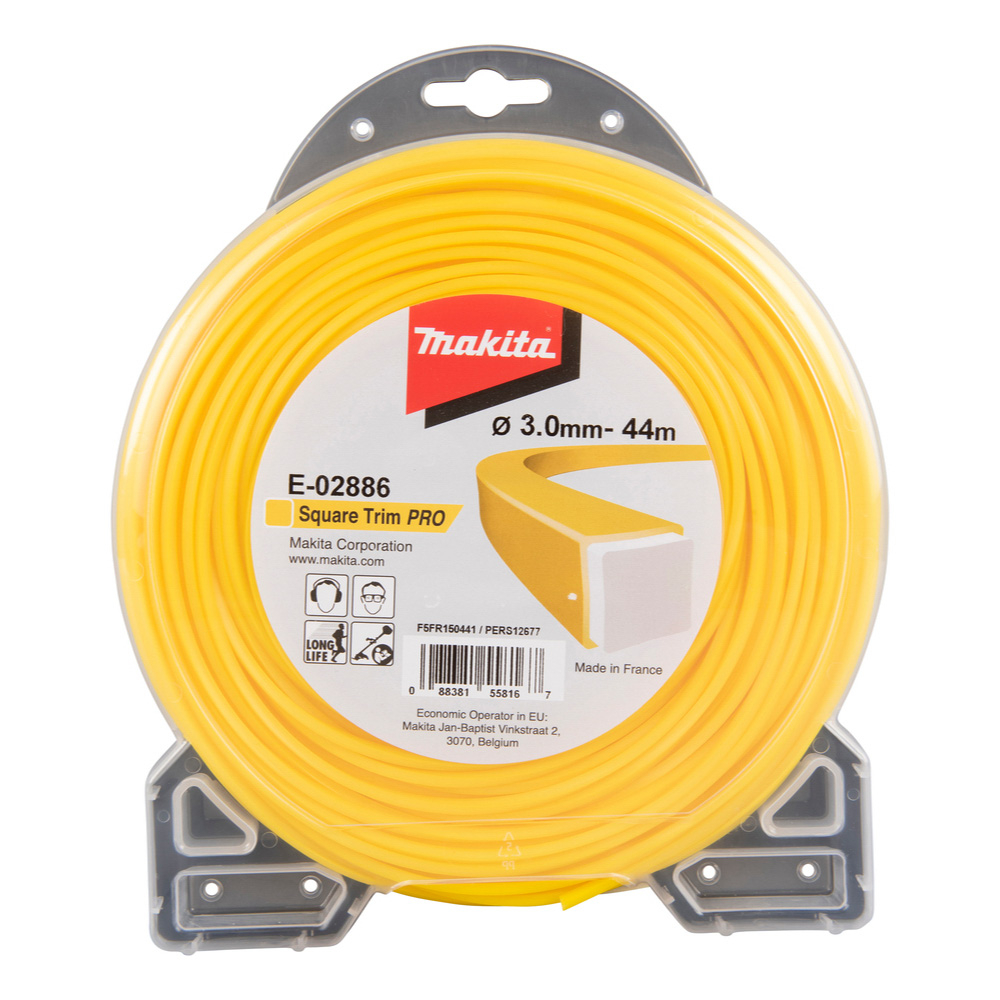 FIL CARRE SQUARE TRIM PRO 3mm 44m - MAKITA - E-02886