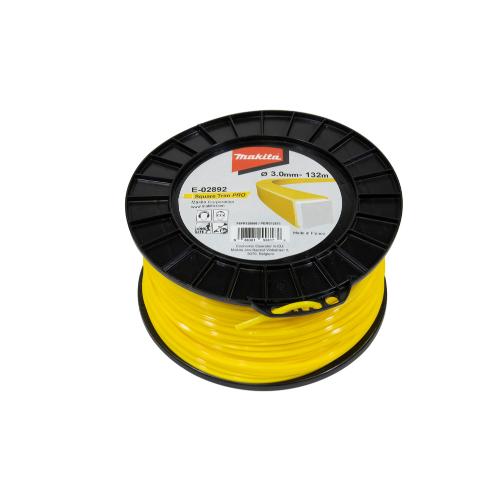 FIL CARRE SQUARE TRIM PRO 3mm 132m MAKITA - E02892