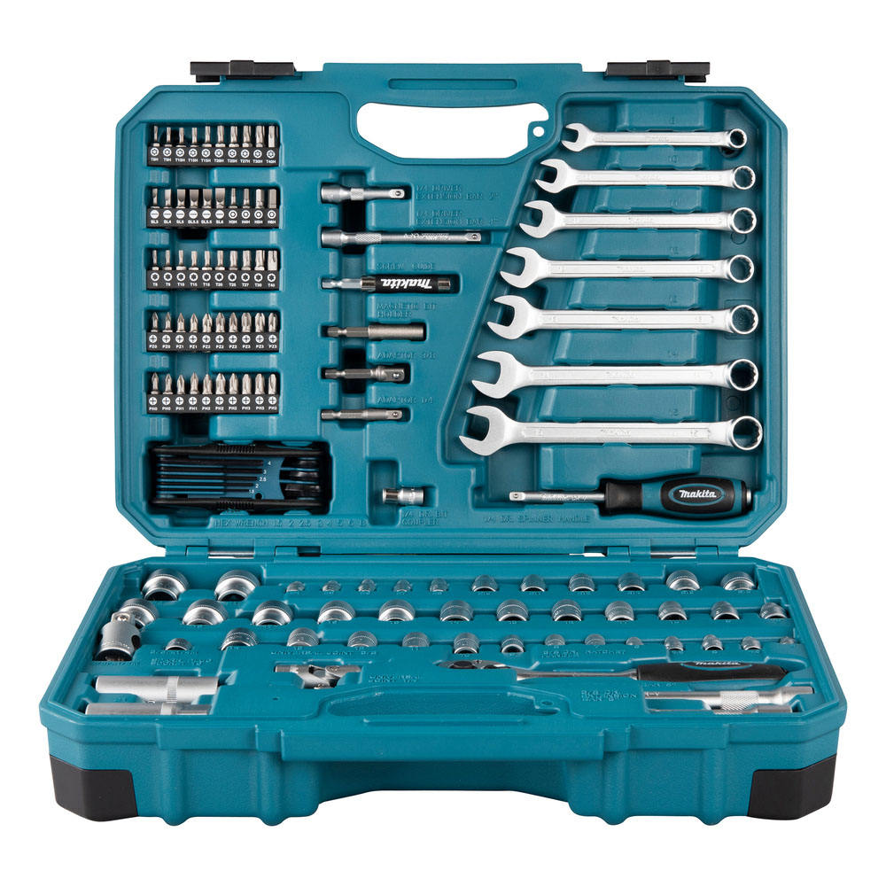 COFFRET OUTILLAGE A MAIN 120 PCS MAKITA - E06616