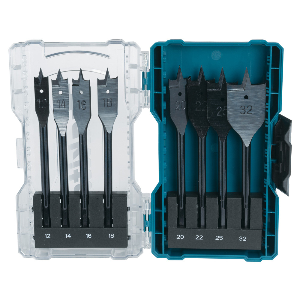 COFFRET 8 MECHES A BOIS - MAKITA - E-08698
