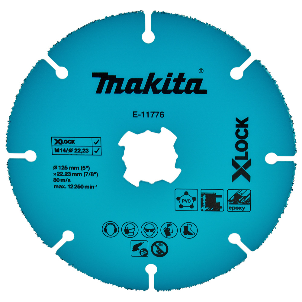 DISQUE DIAMANT X-LOCK 125MM CARBURE DE TUNGSTENE MAKITA - E11776