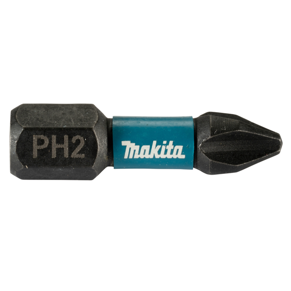 PACK IMPACT BLACK PH2 25MM 25PCS X12 MAKITA - E1236012