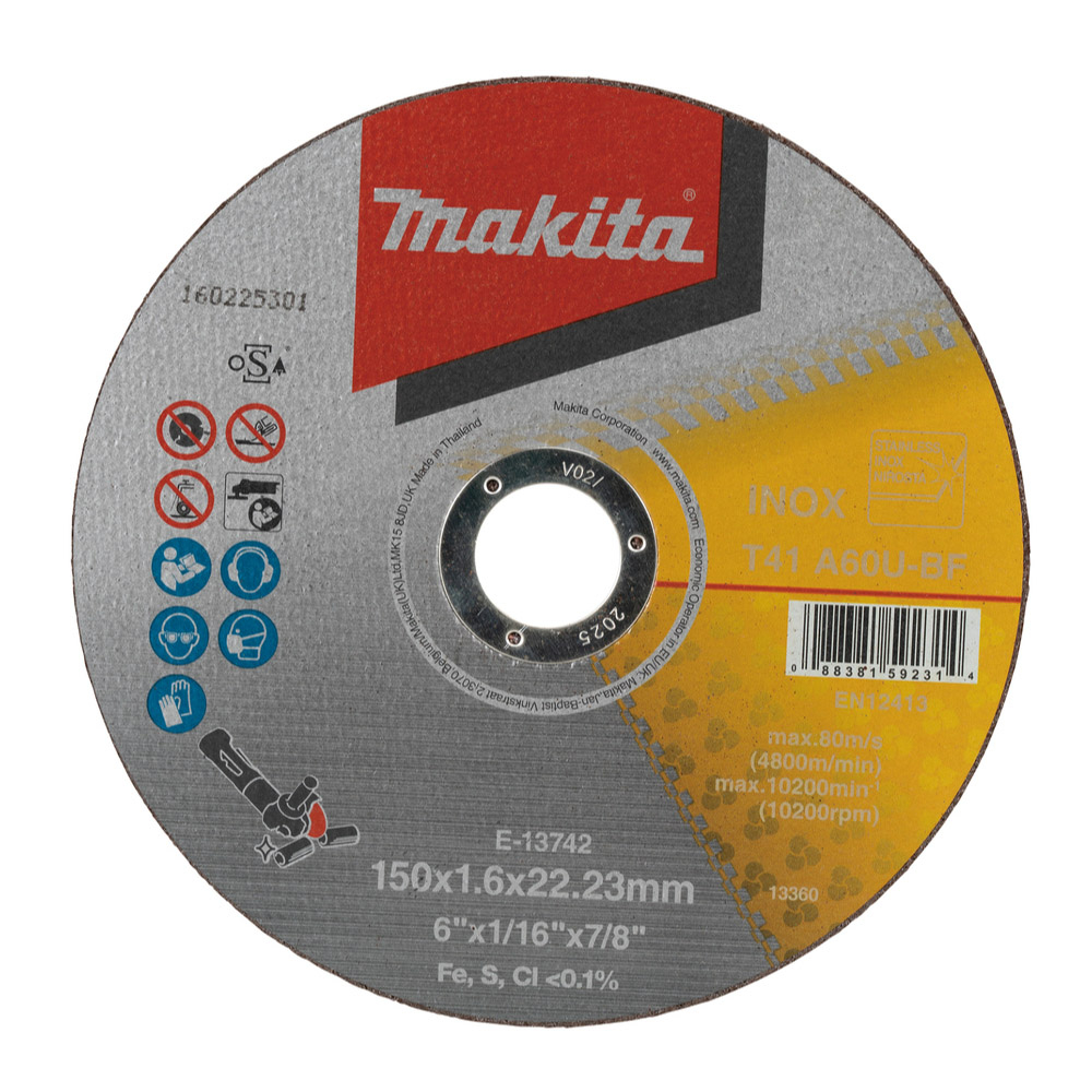 DISQUE À TRONÇONNER FIN 150X1,6X22,23MM MAKITA - E13742