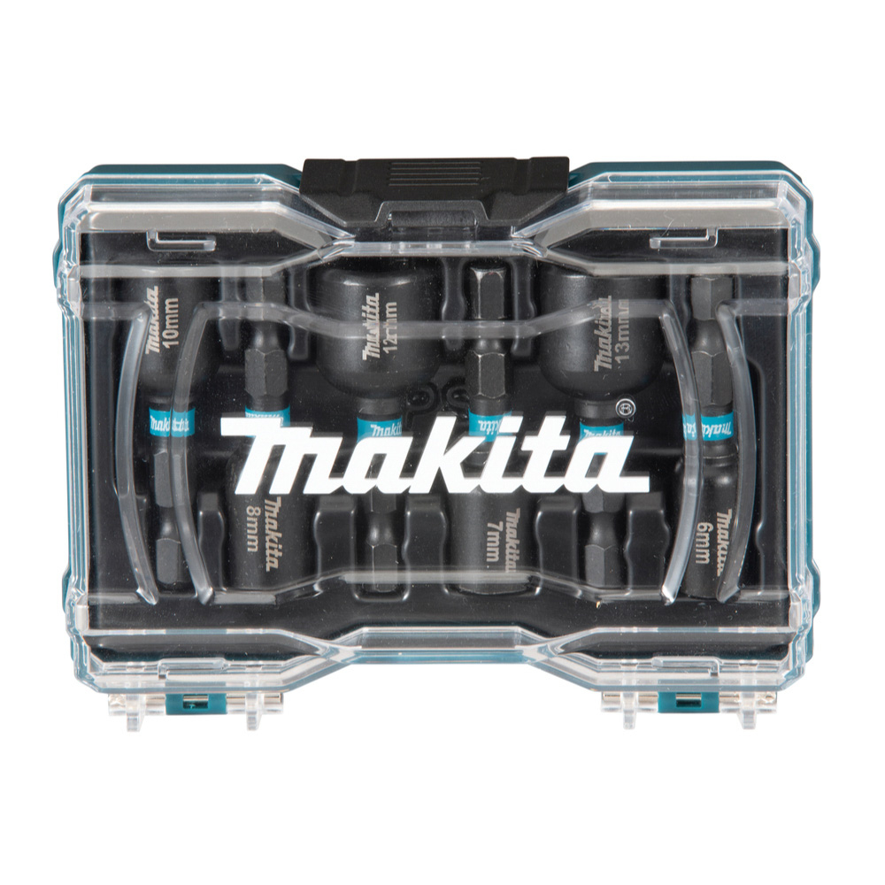 COFFRET 6 DOUILLES À QUEUE IMPACT BLACK MAKITA - E15768