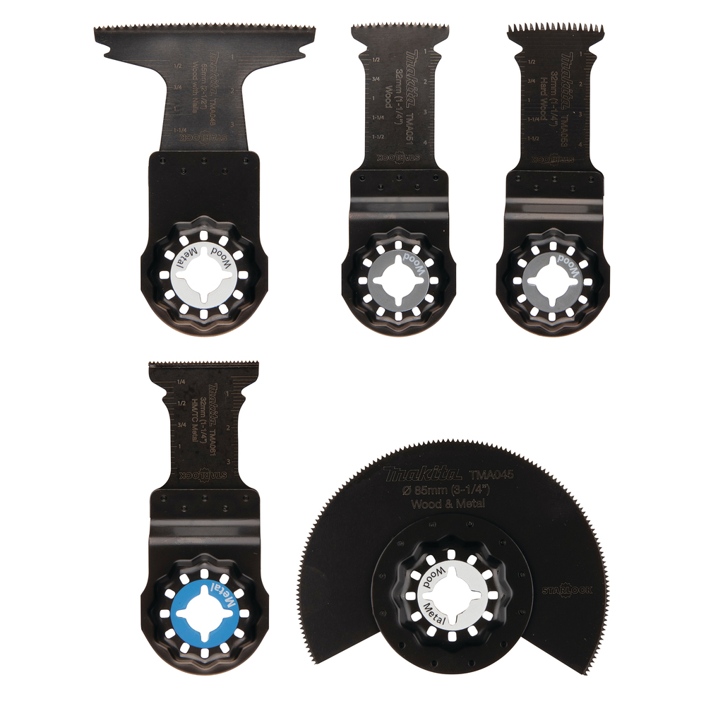 Ensemble 5 accessoires pour bois et métaux STARLOCK - MAKITA - E-24935