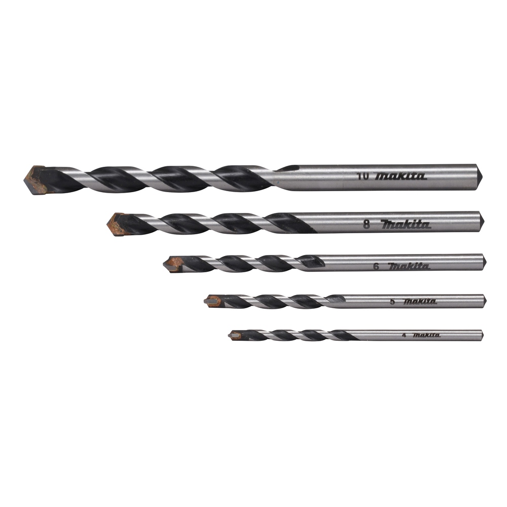 12 x Ensemble 5 forets Multi-matériaux, emmanchement Cylindrique - MAKITA - E-25367