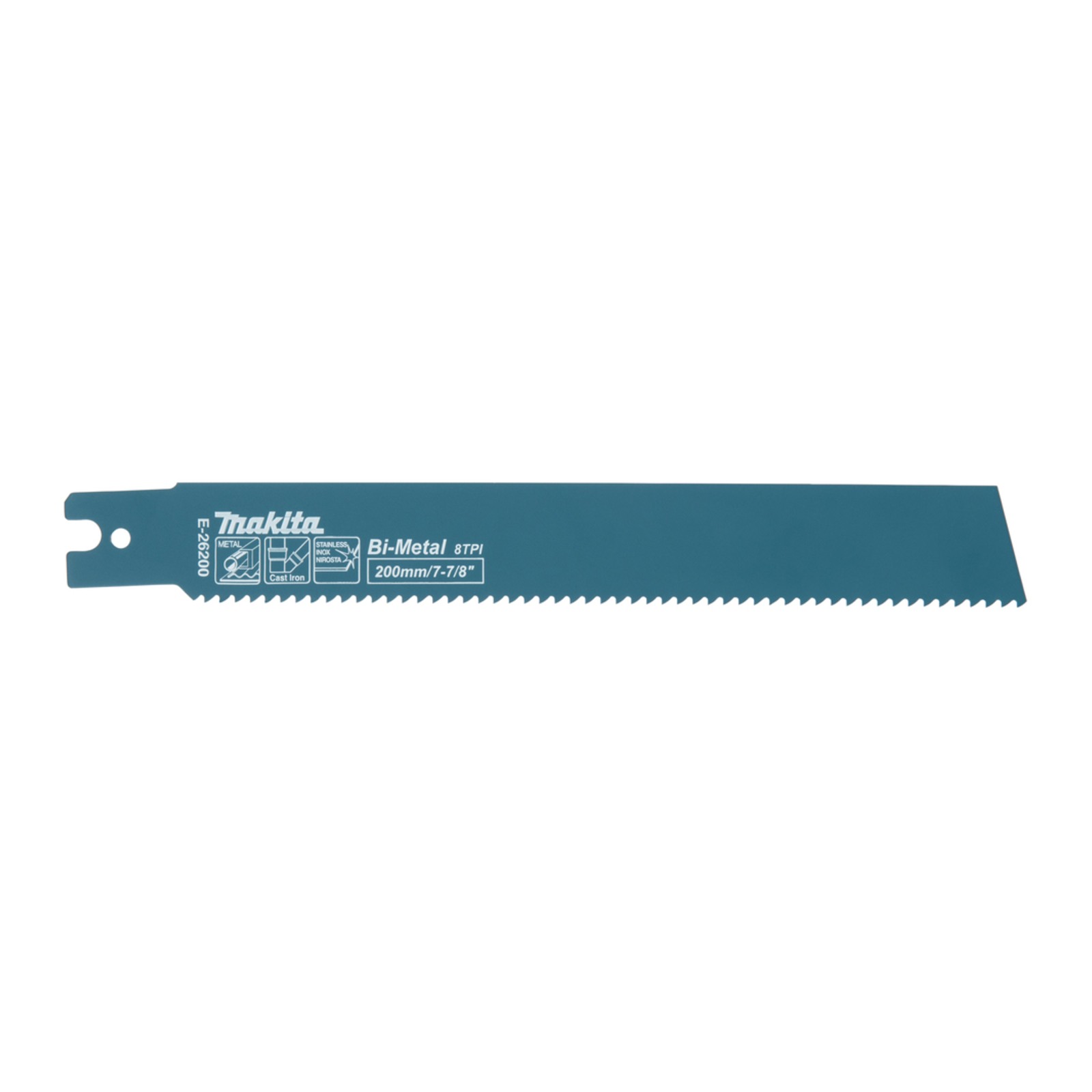 Lames métal droites 200 mm MAKITA E-26200
