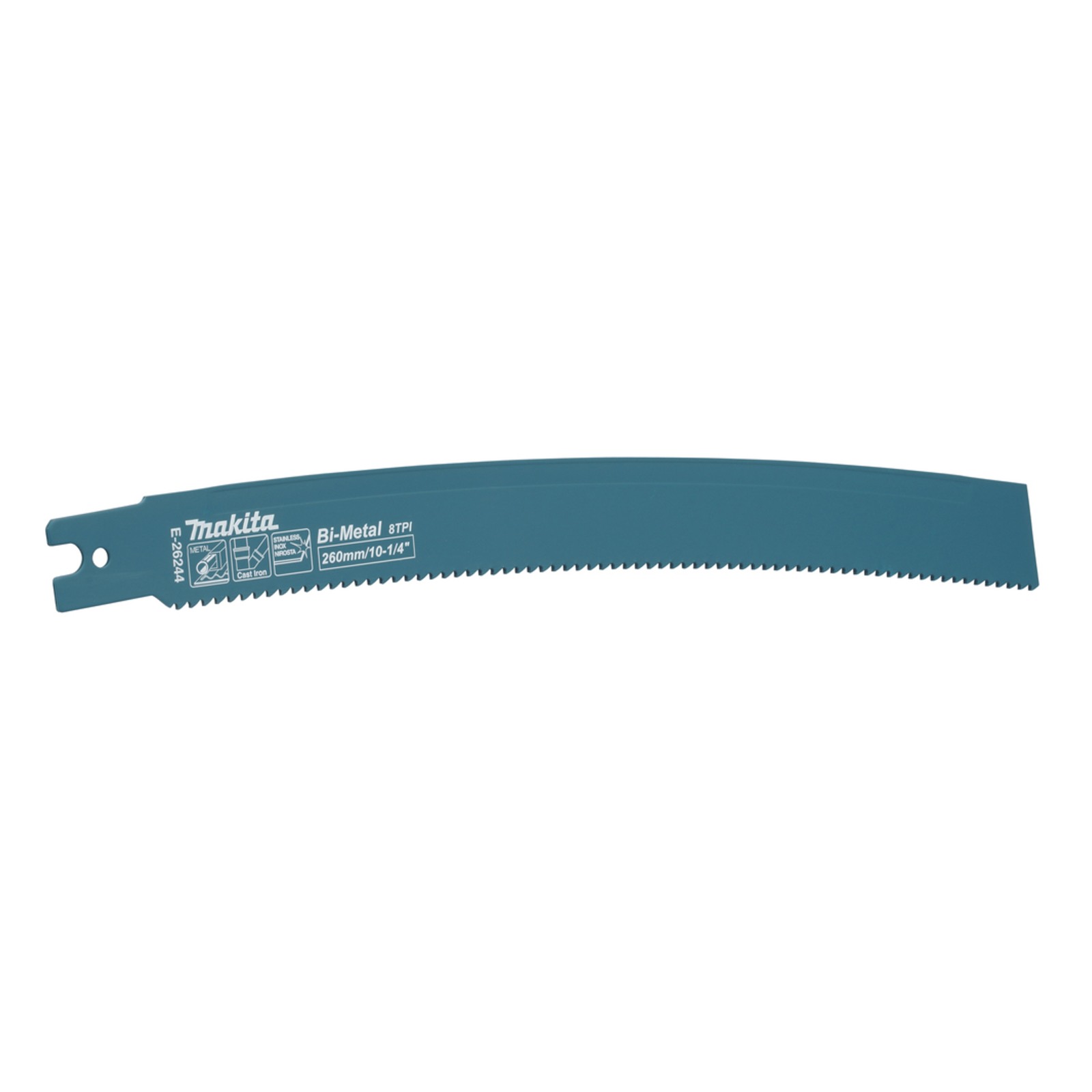 Lames métal courbées 260 mm MAKITA E-26244
