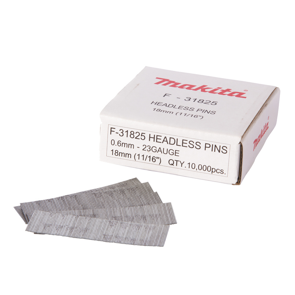 CLOUS FINETTES 23GA 18MM 10000 PCS - MAKITA - F-31825