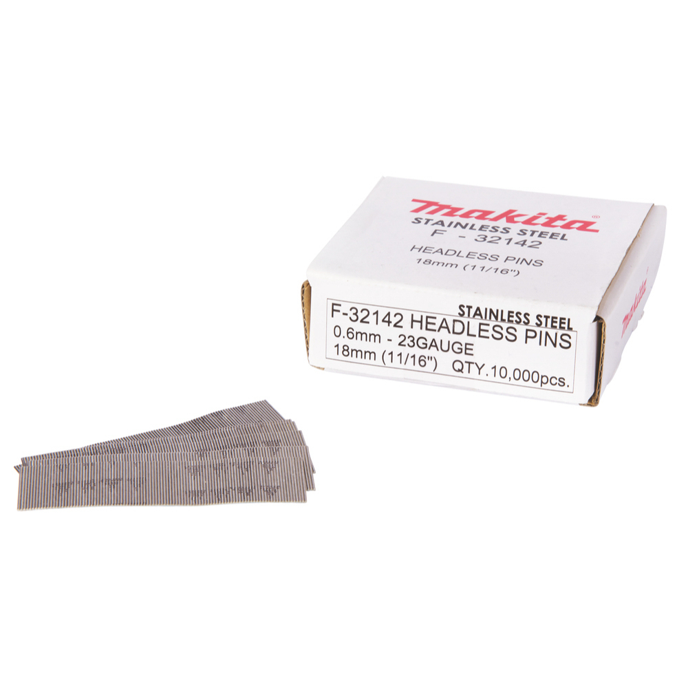 CLOUS FINETTES GALVA 23GA 18MM 10000 PCS - MAKITA - F-32142