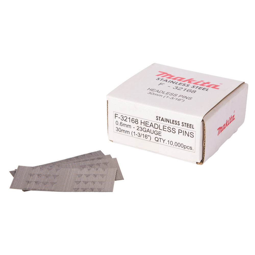 CLOUS FINETTES GALVA 23GA 30MM 10000 PCS - MAKITA - F-32168