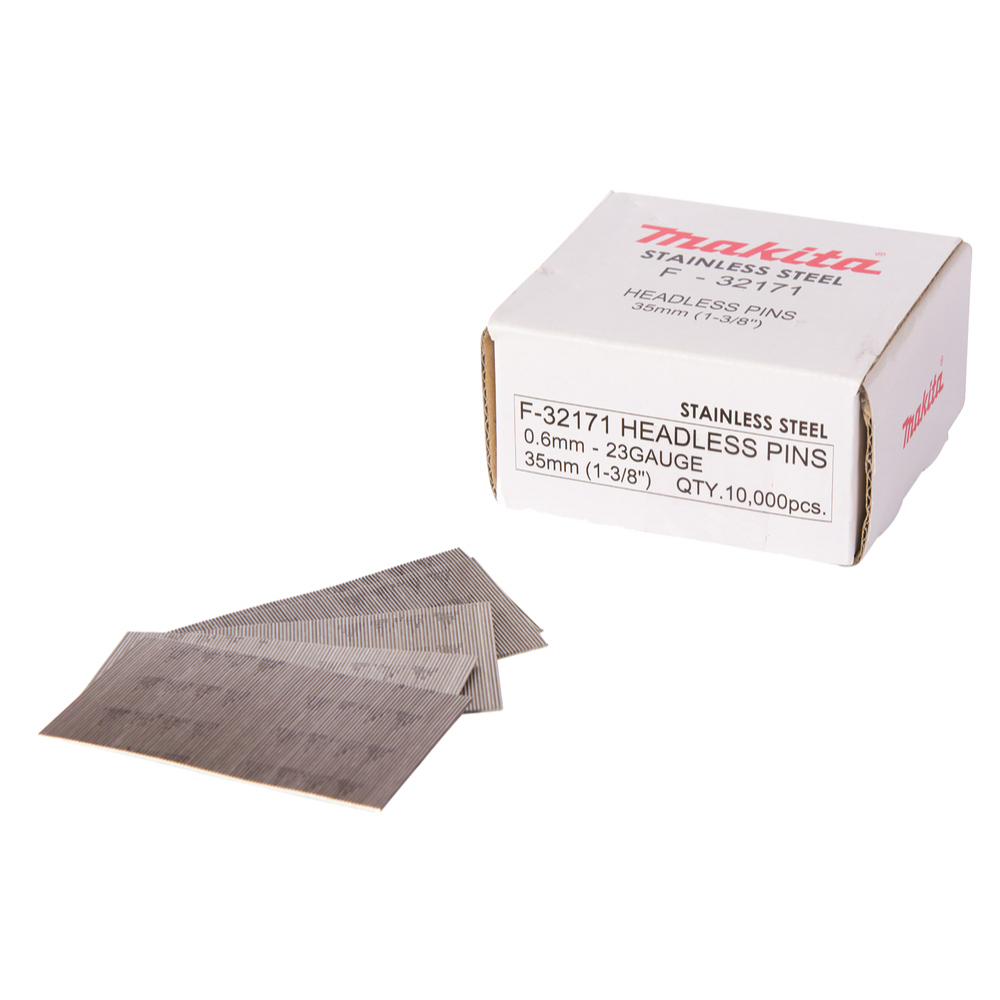CLOUS FINETTES GALVA 23GA 35MM 10000 PCS - MAKITA - F-32171