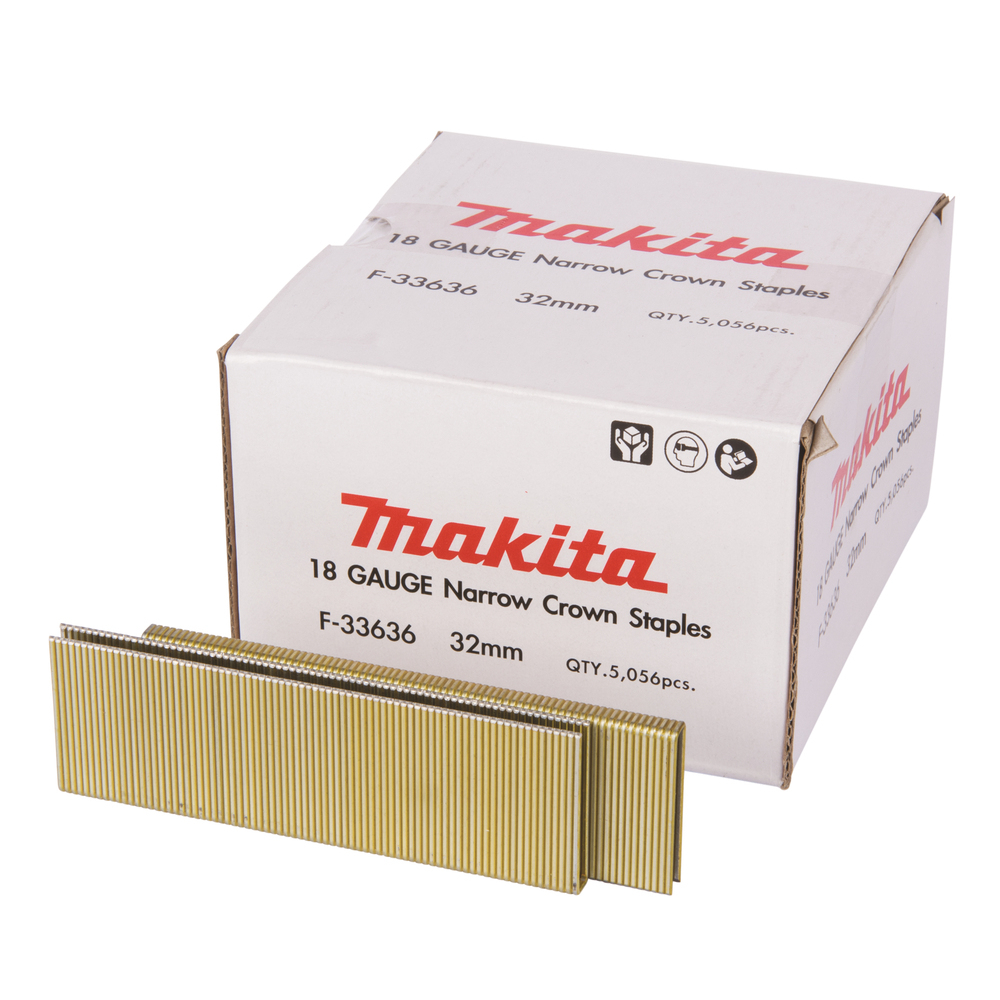 Agrafes 18 GA 25x6,3 mm - MAKITA - F-33636