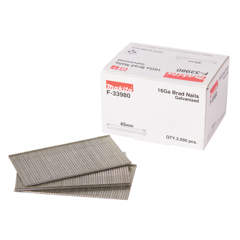 CLOUS BRADS 16GA 45MM 2000 PCS - MAKITA - F-33980