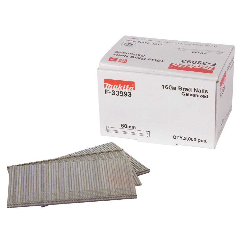 CLOUS BRADS 16GA 50MM 2000 PCS - MAKITA - F-33993