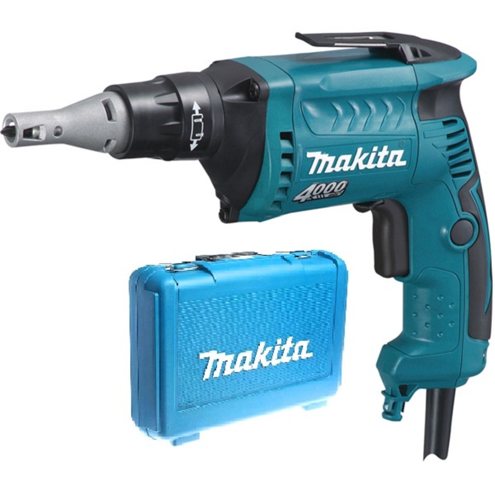 Visseuse plaque de plâtre filaire 4000tr/min et coffret transport - MAKITA - FS4000K