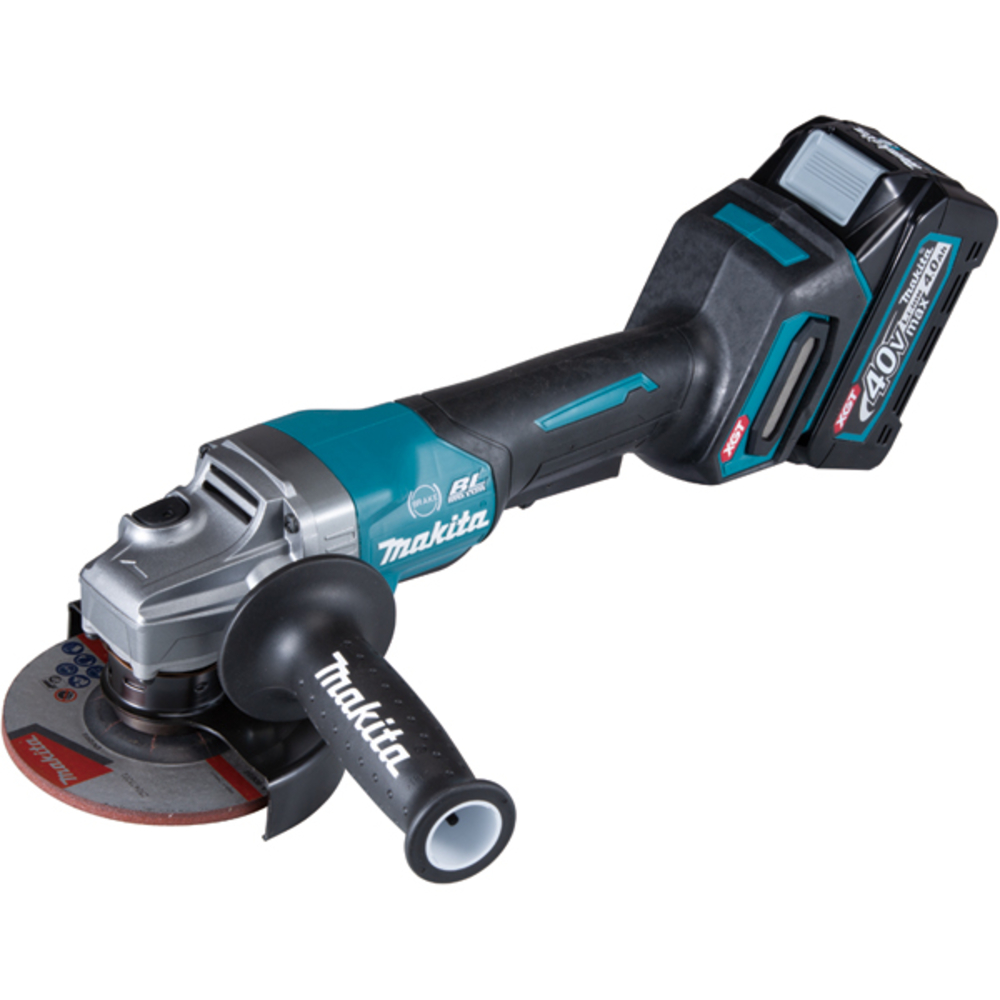 Meuleuse D125 mm 40 V max Li-Ion 4 Ah - MAKITA - GA013GM201