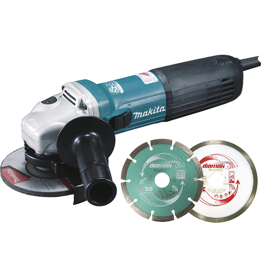 MEULEUSE D125 MM 1400 W + KIT D'ACCESSOIRES - MAKITA - GA5040CJD
