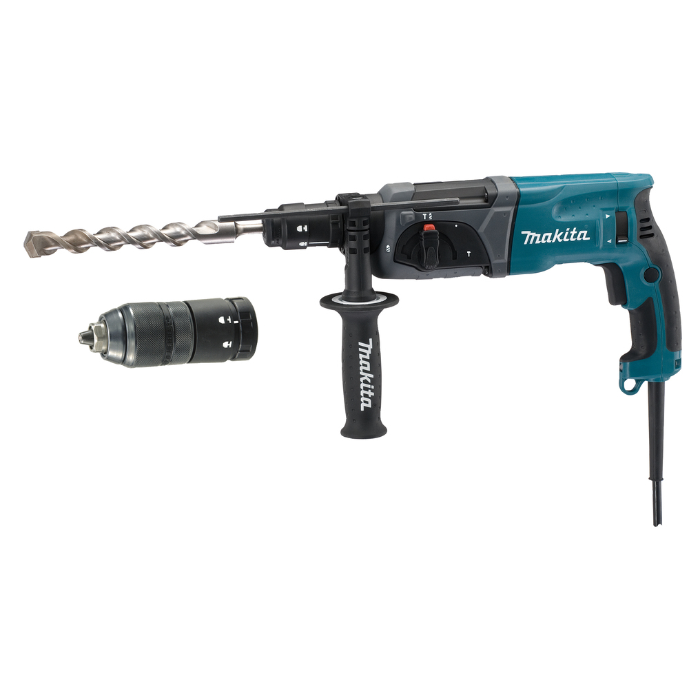 Perfo-burineur SDS-Plus + Coffret foret/burin - MAKITA - HR2470FTP