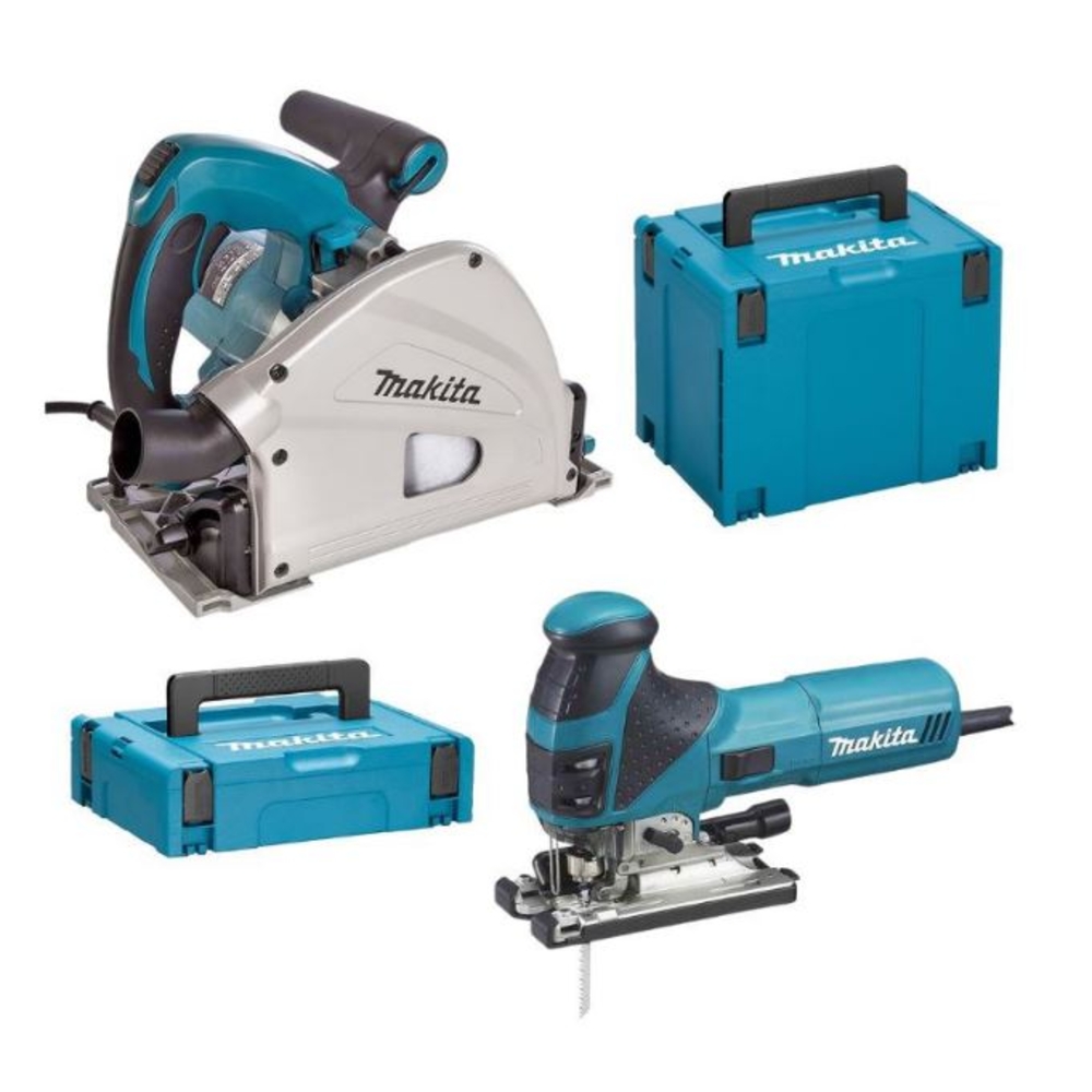 Pack 2 outils - scie plongeante SP6000J + scie sauteuse 4351FCTJ - MAKITA - MEU029J