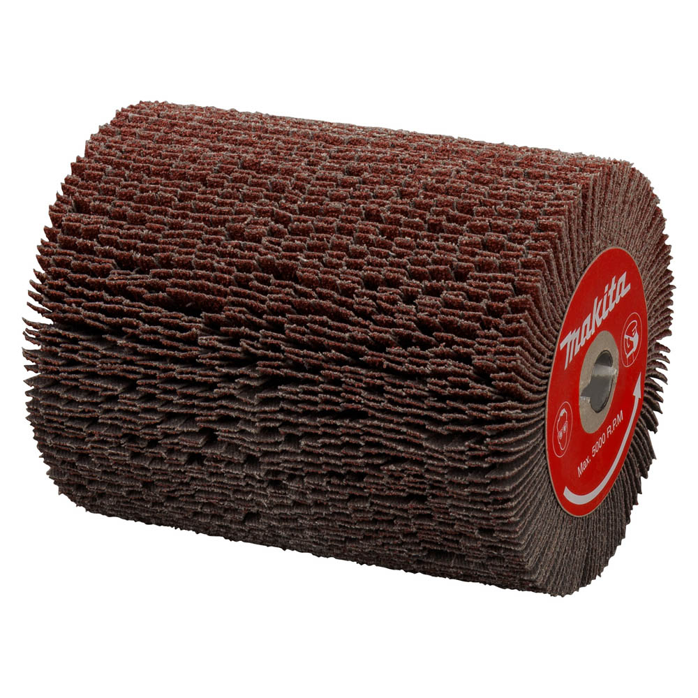 BROSSE A LAMELLES FENDUES PAPIER 120 GRAIN 40 - MAKITA - P-01127