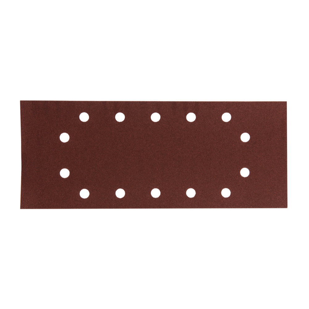 MAKITA-10 Feuilles rectangulaires abrasives 115x280 mm - 5 + 5 + 2 + 2 trous-P330090-180