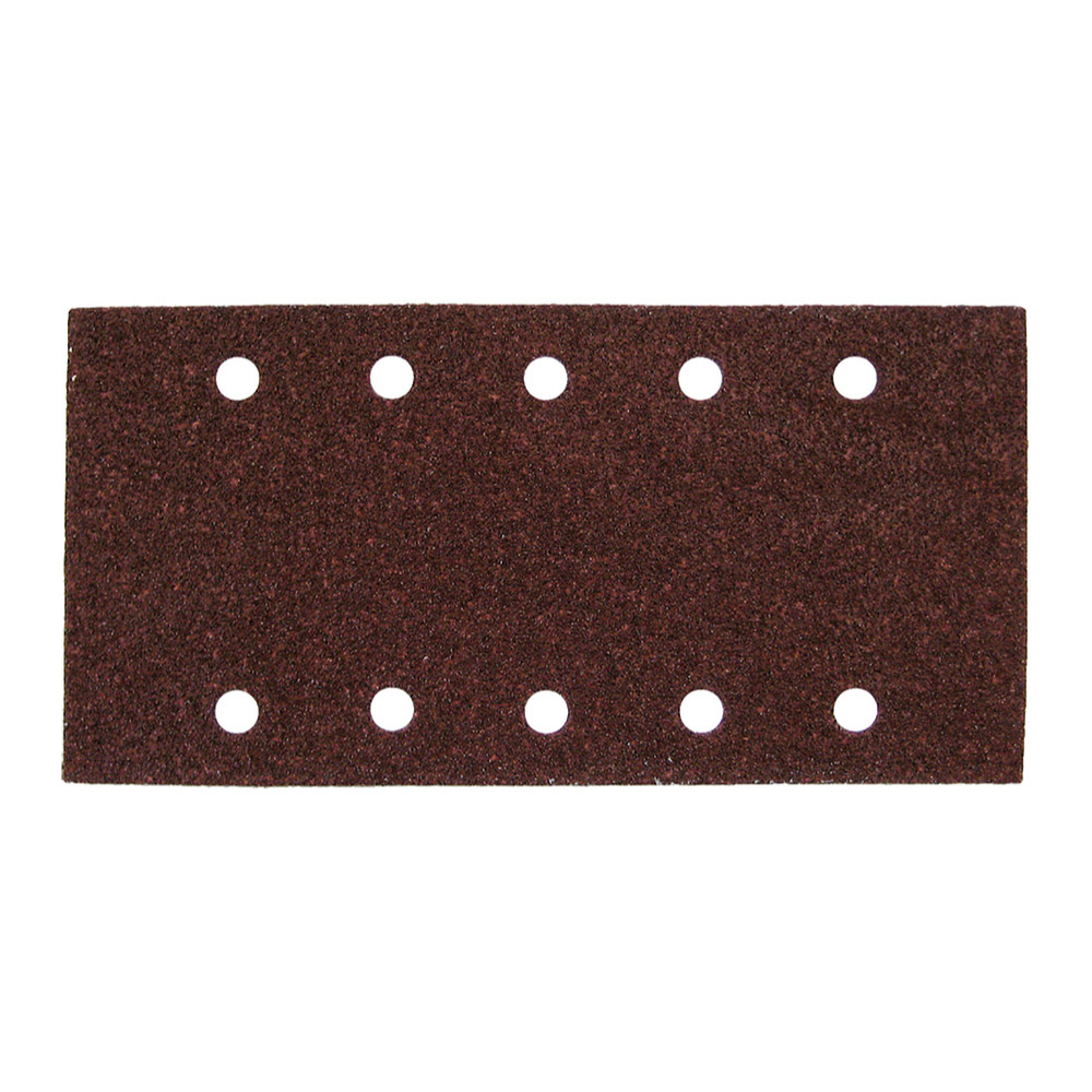 FEUILLE RECT 5+5 BOIS/MÉT 115X229MM G40 (X10) MAKITA - P33174