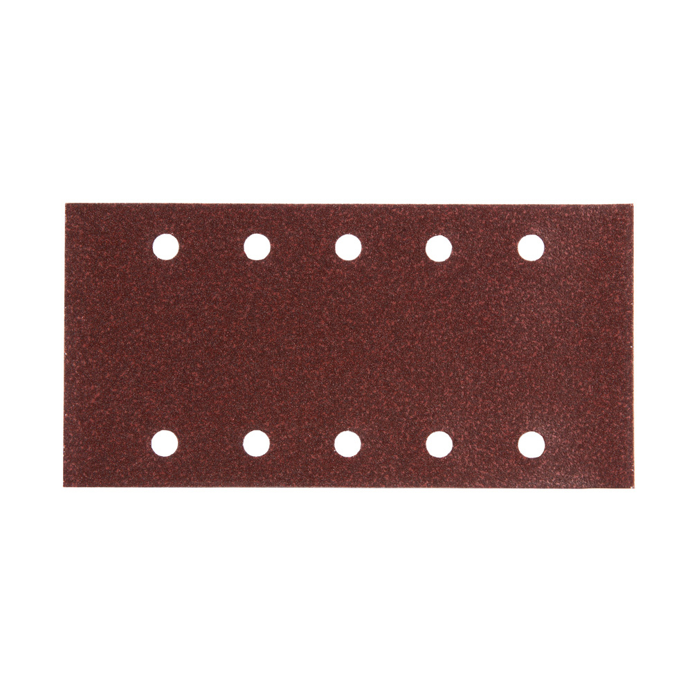FEUILLE RECT 5+5 BOIS/MÉT 115X229MM G80 X10 - MAKITA - P-33196