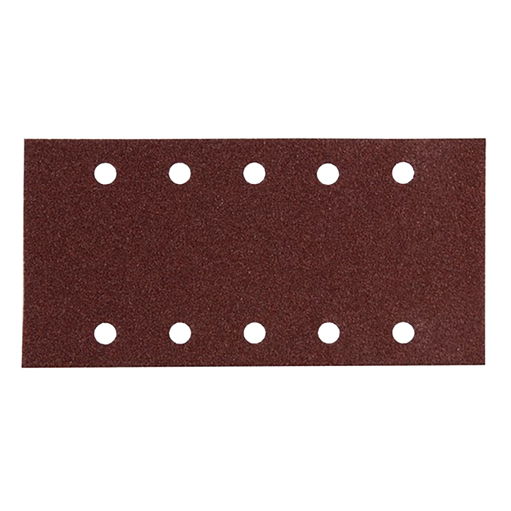 FEUILLE RECT 5+5 BOIS/MÉT 115X229MM G240 X10 - MAKITA - P-33249