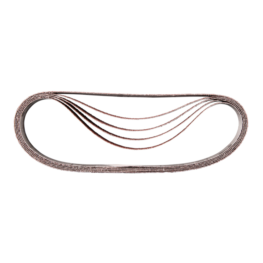 5 BANDES ABRASIVES MAKITA 30X533 MM GRAIN 100 POUR BOIS MÉTAL-P366750