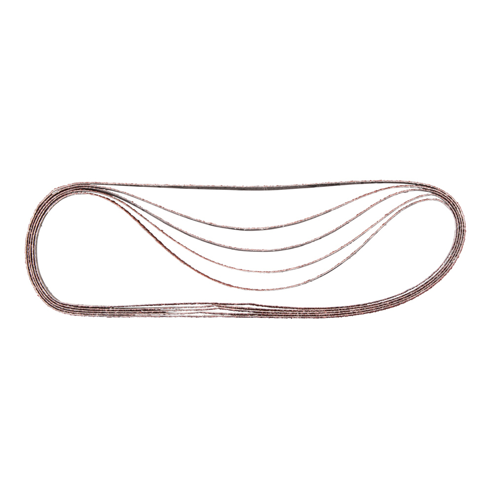 5 Bandes abrasives Makita 6x533 mm pour bois métal (qualité supérieure)-P43206-Grain 80