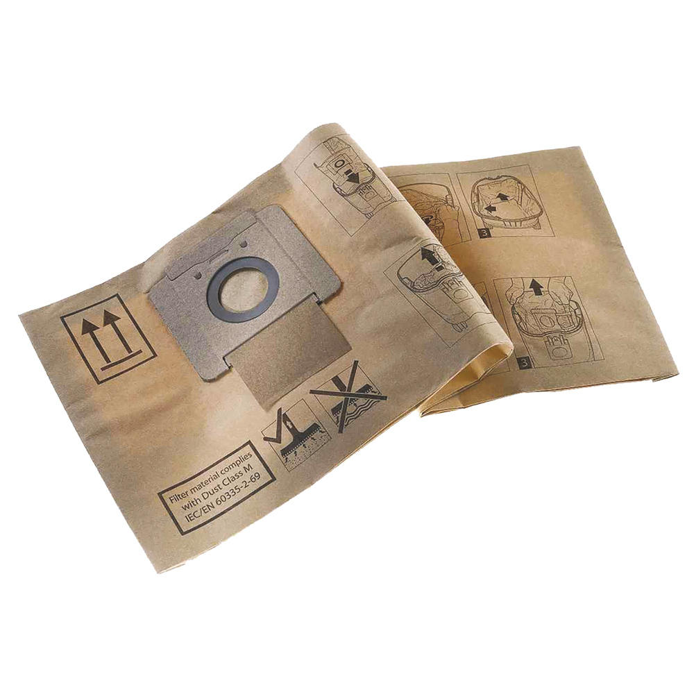 LOT DE 5 SACS ASPIRATEUR MODELE L - MAKITA - P-70194
