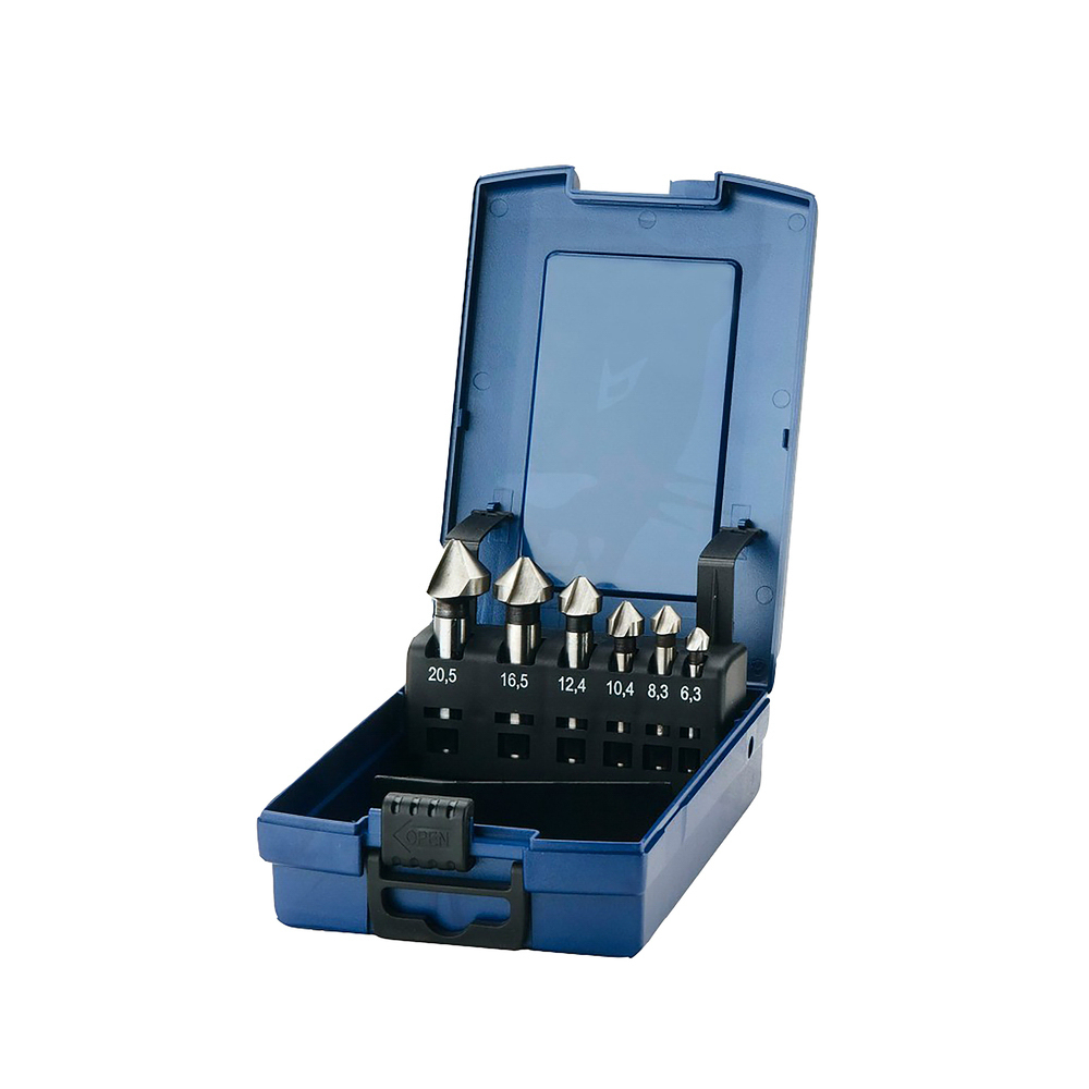 COFFRET 6 FRAISES CONIQUES A LAMER - MAKITA - P-73592