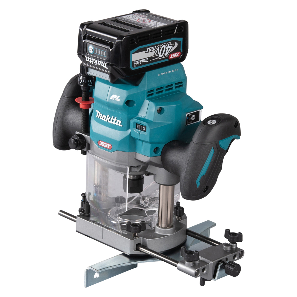 Défonceuse XGT 40 V max Li-Ion - 4 Ah - Q=12mm - MAKITA - RP001GM201