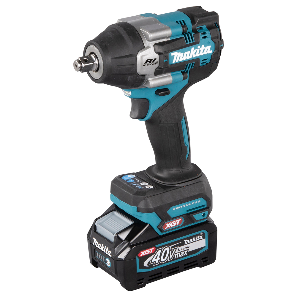 BOULONNEUSE 1/2'' 760NM MAKITA 40V MAX AVEC BATTERIES TW007GM201