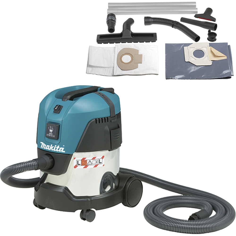 ASPIRATEUR 20 L 1000 W 210 MBAR KIT D'ACCESSOIRES - MAKITA - VC2012L