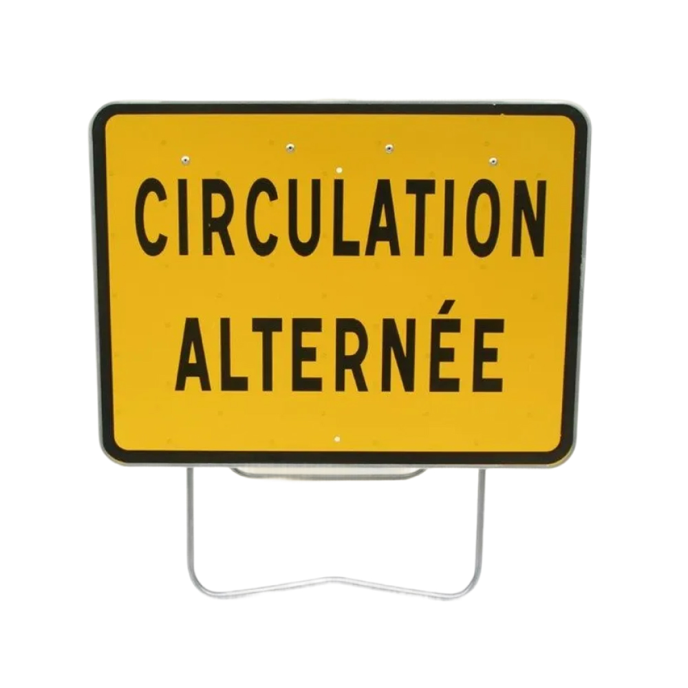 Panneau de signalisation KC1 Circulation alternée 800X600 PS CL1 NADIA SIGNALISATION  - 1000160
