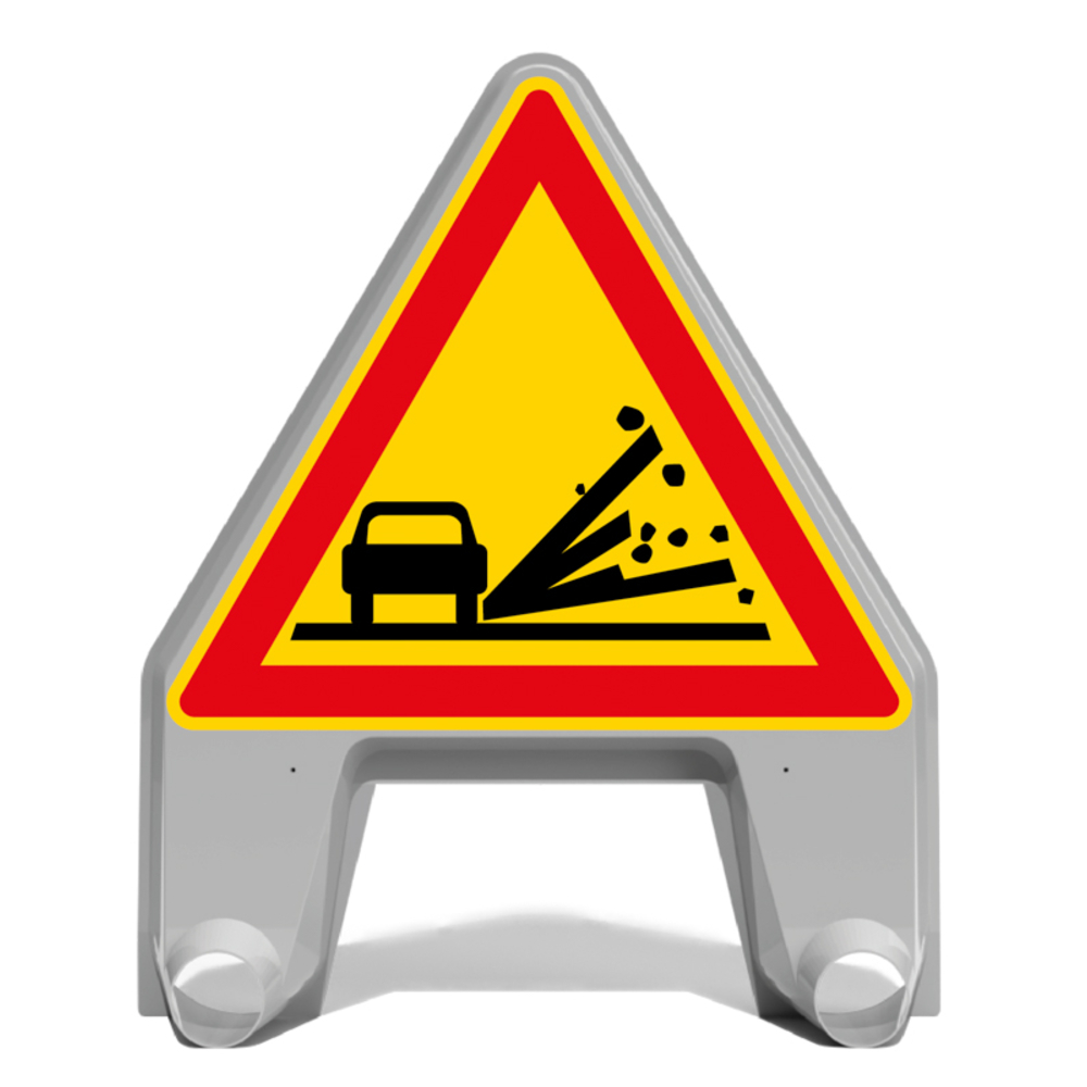 PANNEAU DE SIGNALISATION MISTRAL AK22 PROJECTION GRAVILLONS 1000MM T1 NADIA SIGNALSIATION N002201706
