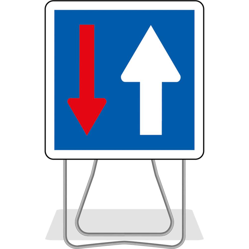 PANNEAU CK18  CIRCULATION ALTERNEE PRIORITAIRE 700MM T1 NADIA SIGNALISATION -N002CK18500CLT1PS