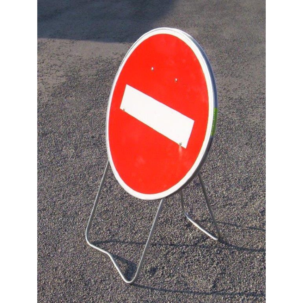 PANNEAU DE SIGNALISATION BK1 SENS INTERDIT 650MM T1 NADIA SIGNALISATION  N002PDIS650GALPSSI
