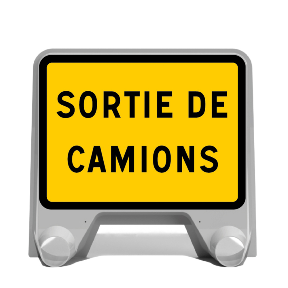 PANNEAU DE SIGNALISATION MISTRAL KC1 SORTIE CAMION 800MM T1 NADIA SIGNALISATION N002201905