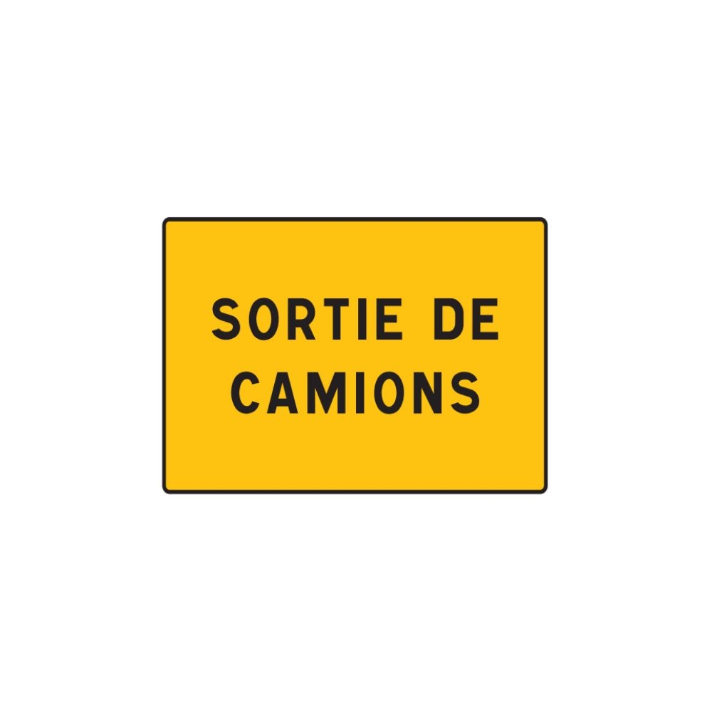 PANNEAU MISTRAL 800X600 KC1 CL2 SORTIE DE CAMIONS - NADIA SIGNALISATION - 1003703