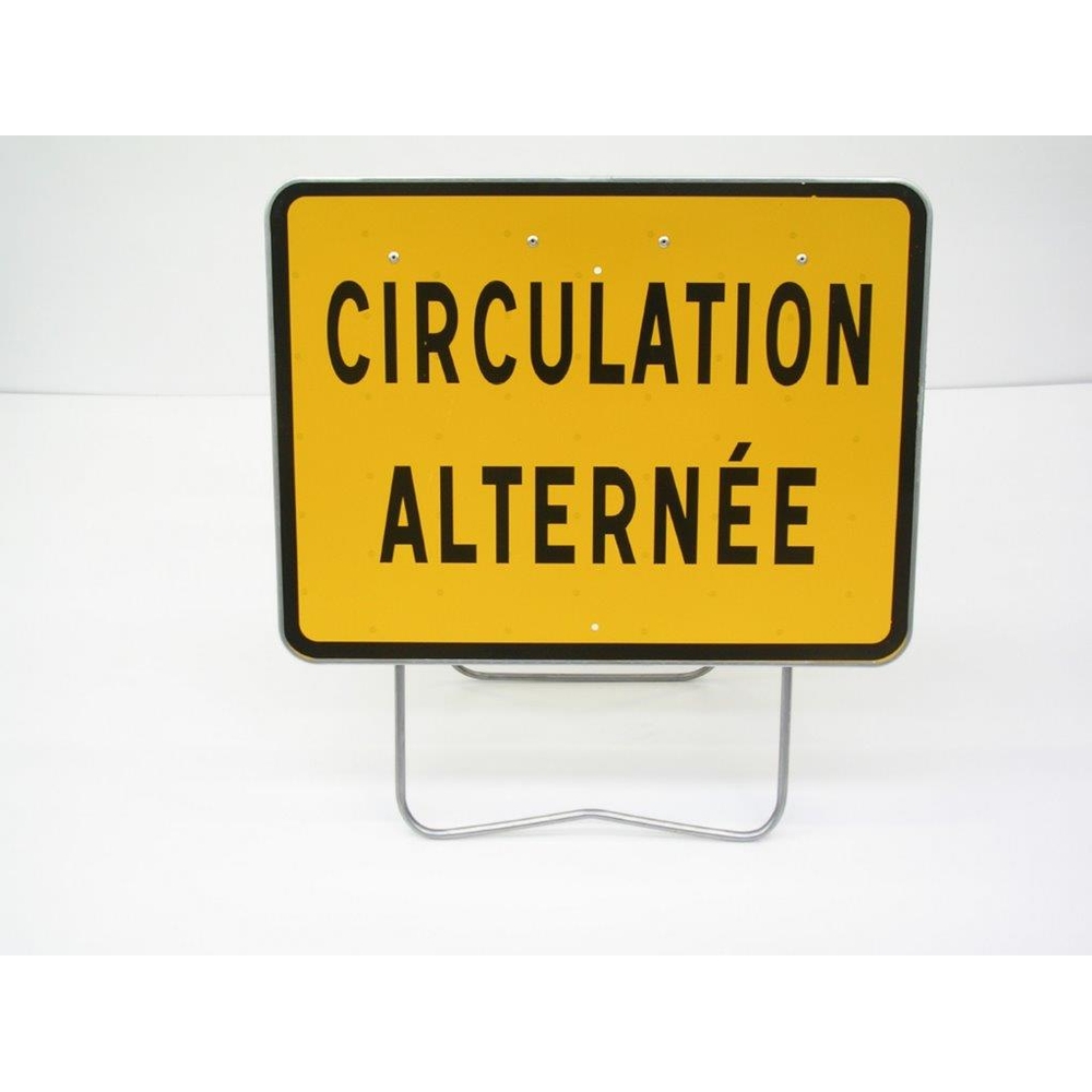 PANNEAU DE SIGNALISATION KC1 CIRCULATION ALTERNEE 800X600 T1 NADIA SIGNALISATION - 201233