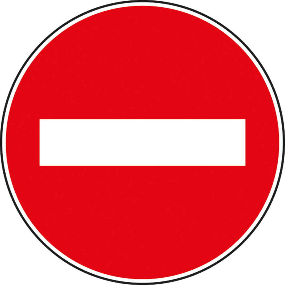 Panneau disque sens interdit B1 Ø650 mm Bretagne CL1 – Nadia Signalisation - 1008364