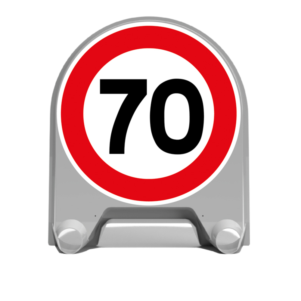 PANNEAU DE SIGNALISATION MISTRAL BK14 LIMITATION 70km/h 850M N002201805M T1 NADIA SIGNALISATION
