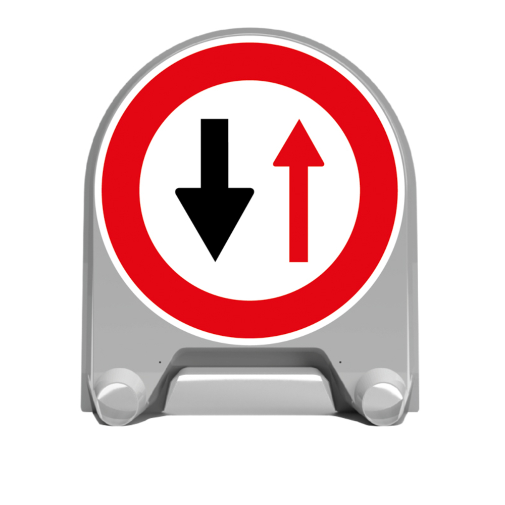 PANNEAU DE SIGNALISATION MISTRAL BK15 CIRCULATION ALTERNEE 850MM T1 NADIA SIGNALISATION N002201808