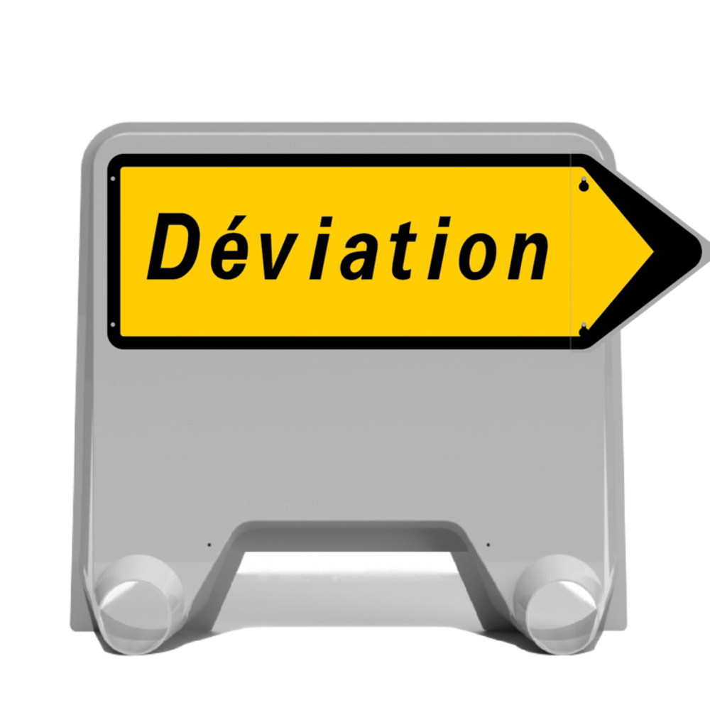 PANNEAU MISTRAL KD22 DEVIAT 950x300 T1 NADIA SIGNALISATION N002201995