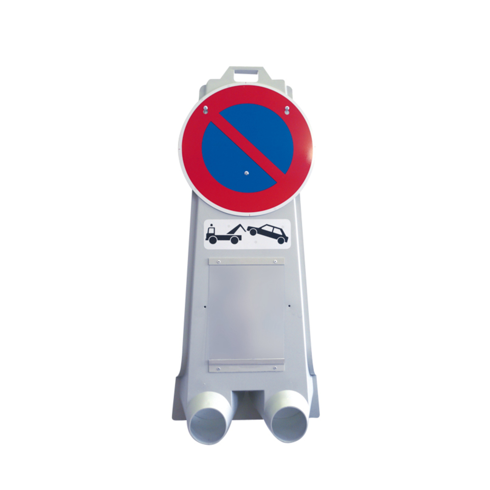 PANNEAU DE SIGNALISATION MISTRAL B6M12 STATIONNEMENT INTERDIT 450MM+PLEXI A4 NADIA SIGNALISATION N002B6M12