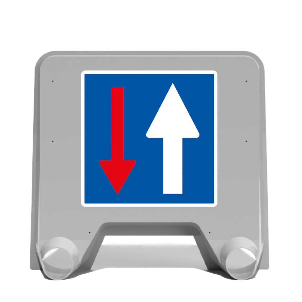 PANNEAU DE SIGNALISATION MISTRAL CK18 CIRCULATION ALTERNEE 850MM T1 NADIA SIGNALISATION N002201994